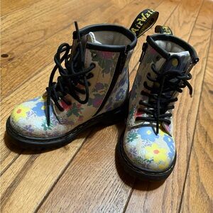 Dr. Martens Black and White Boots